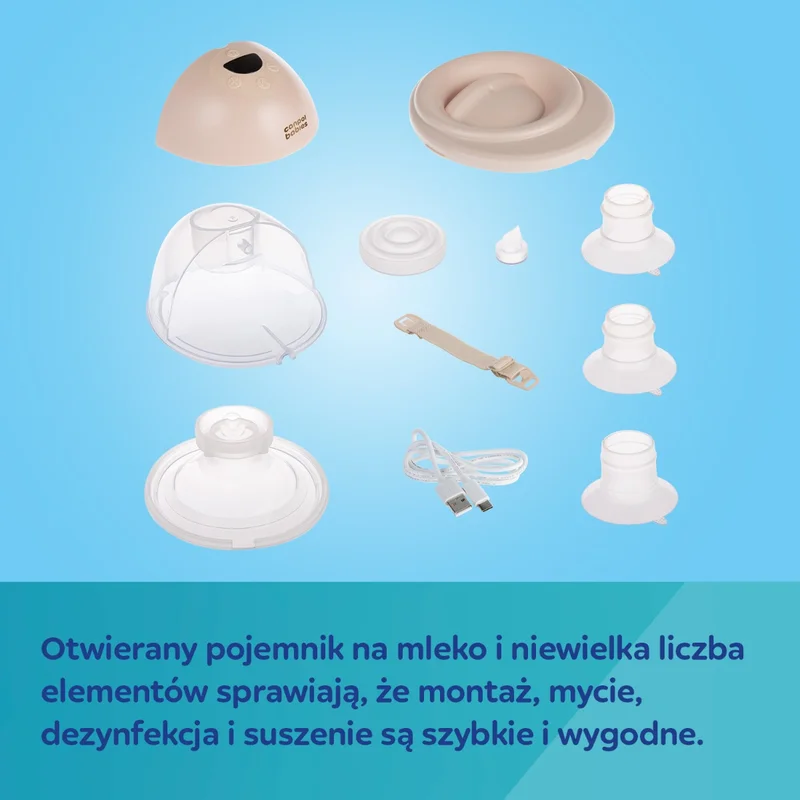 Canpol babies Bezprzewodowy laktator muszlowy Hands-Free 2.0