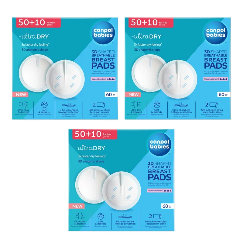 Multipak ultrachłonnych wkładek laktacyjnych 180 szt.