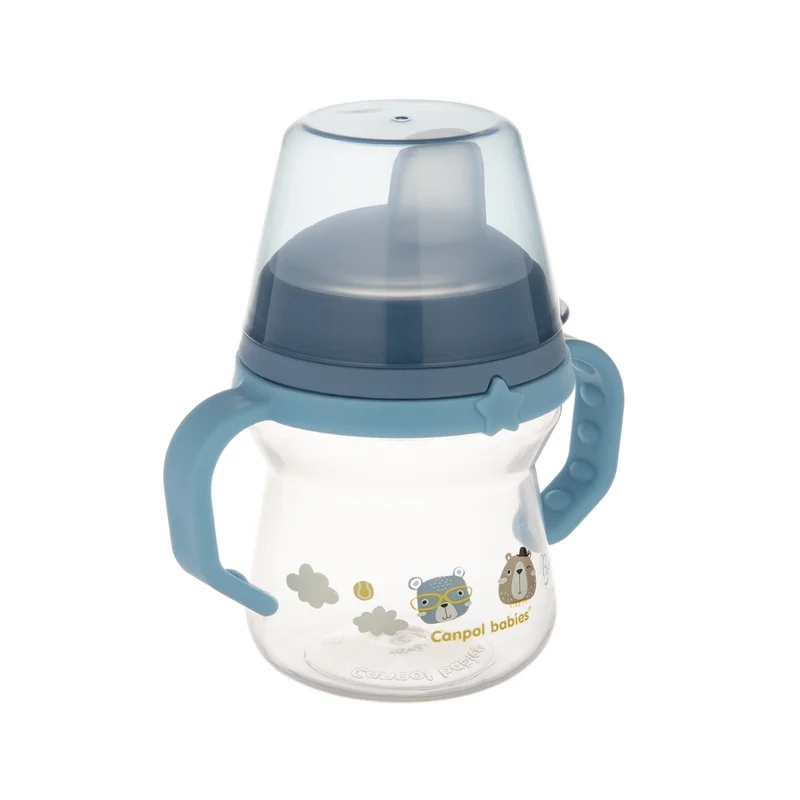Canpol babies kubek z silikonowym ustnikiem FirstCup 150ml BONJOUR PARIS