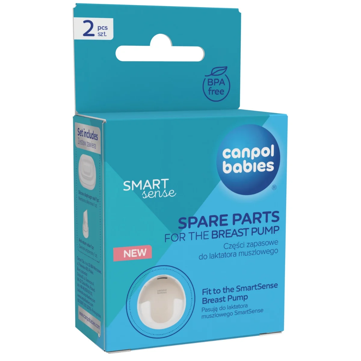 Canpol babies Części zapasowe do laktatora muszlowego SmartSense