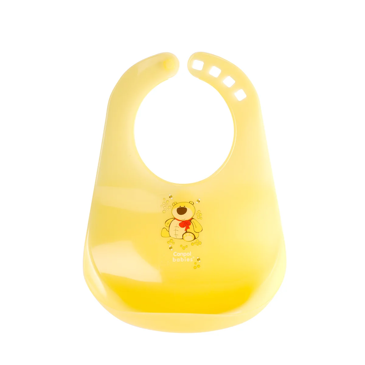 Śliniak plastikowy Canpol Babies z kieszonką