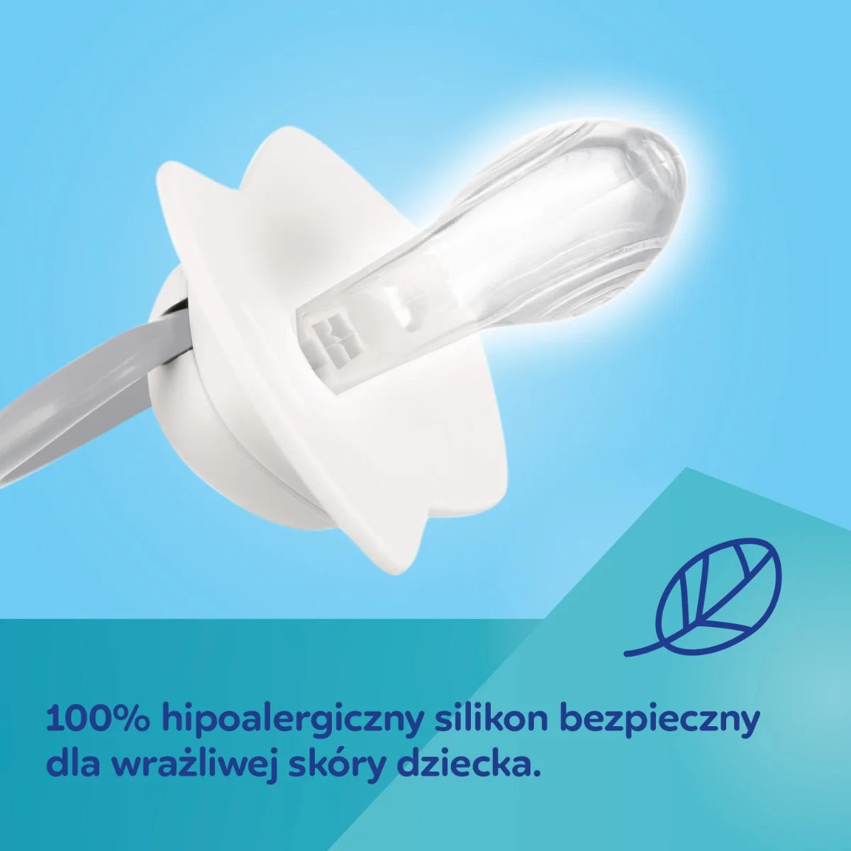 Canpol babies Smoczek silikonowy 0-6m symetryczny świecący w ciemności SLEEPY KOALA 2szt.