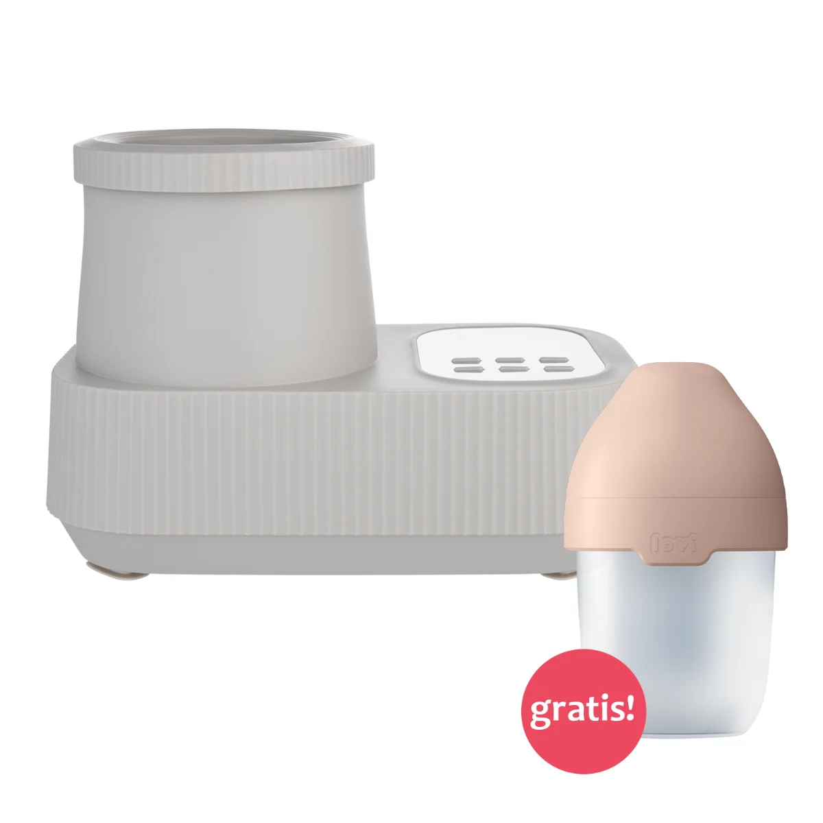 Podgrzewacz bez użycia wody LOVI AirWarm + Butelka LOVI Mammafeel 150 ml GRATIS