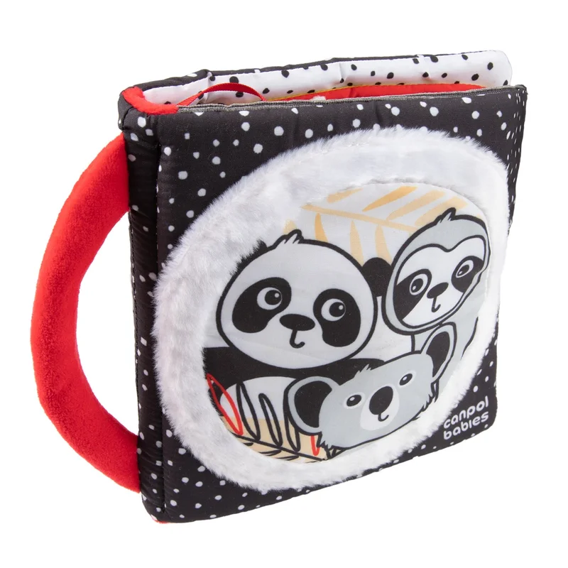 Canpol babies sensoryczna książeczka manipulacyjna BabiesBoo PANDA