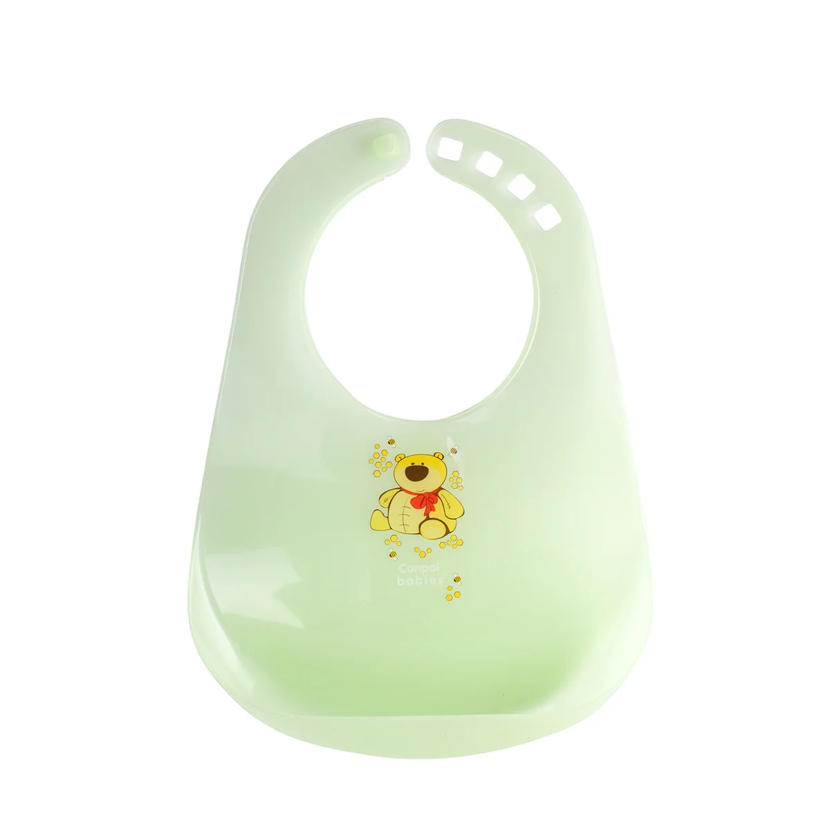 Śliniak plastikowy Canpol Babies z kieszonką