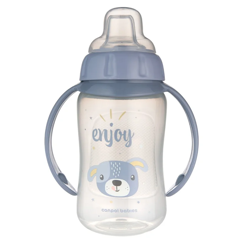 Canpol babies Kubek treningowy z miękkim ustnikiem 320ml CUTE ANIMALS