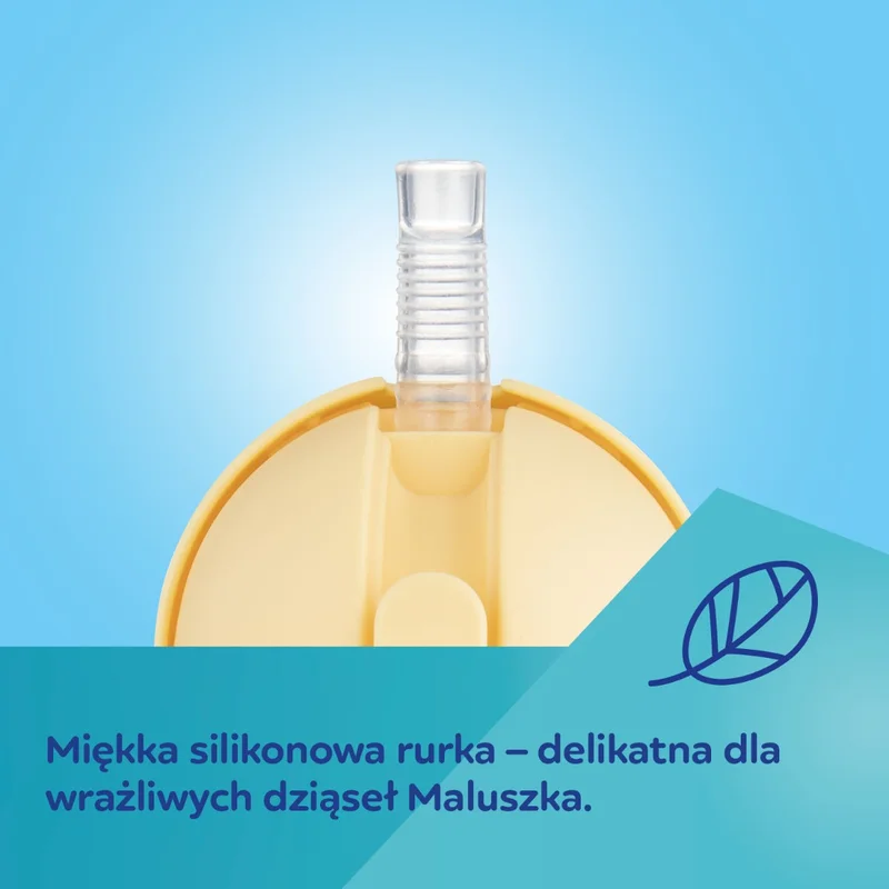 Canpol babies Kubek niekapek z rurką i odważnikiem 270 ml MOUNTAINS zielony​