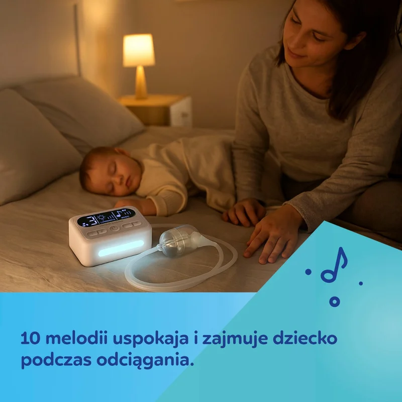 Canpol babies Elektryczny aspirator do nosa dla niemowląt i dzieci Noseo