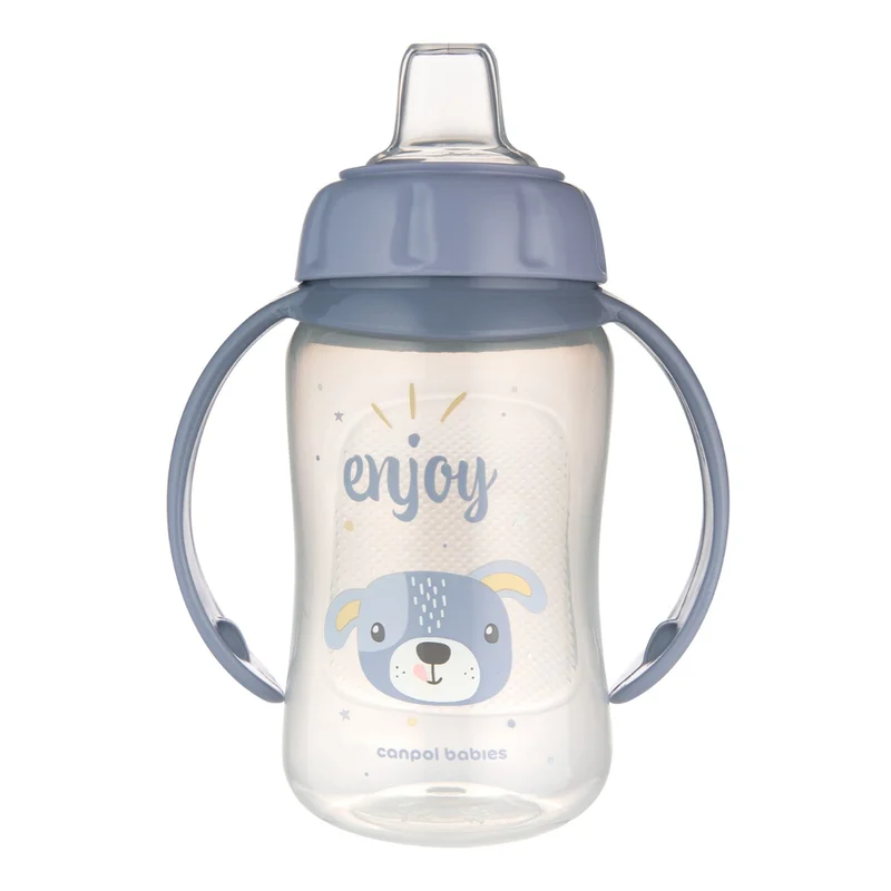 Canpol babies Kubek treningowy z miękkim ustnikiem 320ml CUTE ANIMALS