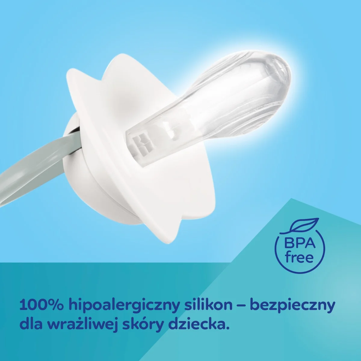 Canpol babies Smoczek usp. silikonowy 0-6m symetryczny BabiesBoo 2 szt. pomarańczowe