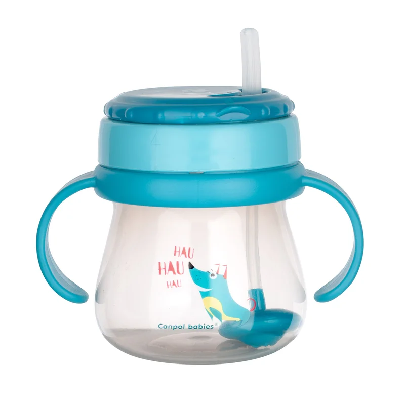 Innowacyjny kubek Canpol babies ze składaną rurką silikonową 250ml