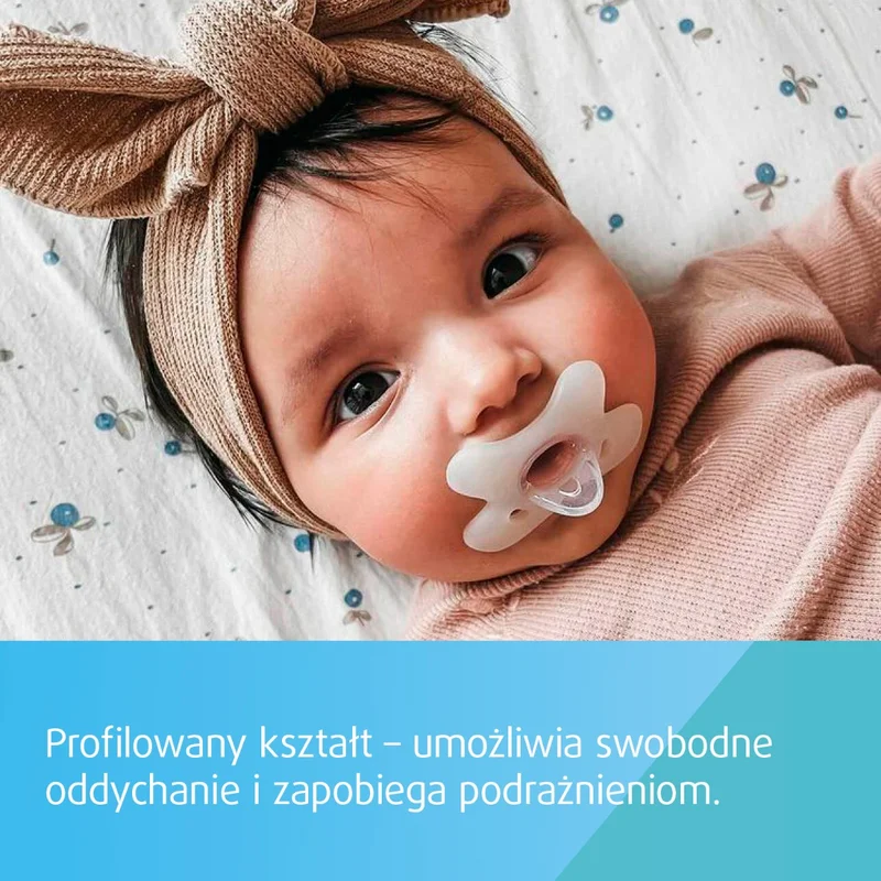 Canpol babies smoczek 100% silikonowy 0-6m symetryczny 1 szt.