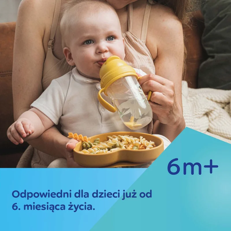 Kubek niekapek z rurką i odważnikiem Canpol babies 270 ml EXOTIC ANIMALS