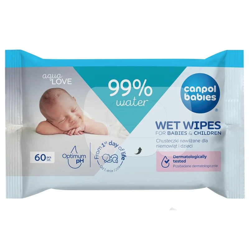 Canpol babies Zestaw 2x oddychające majtki 2w1 z podkładem poporodowym S/M + chusteczki nawilżane 60szt gratis