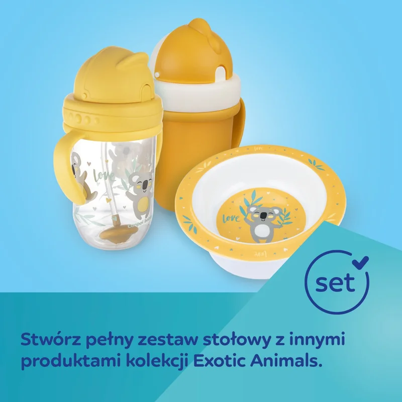 Canpol babies zestaw łyżek z melaminy 2 szt  EXOTIC ANIMALS