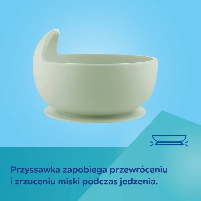 Miseczka silikonowa Canpol babies z przyssawką 330 ml