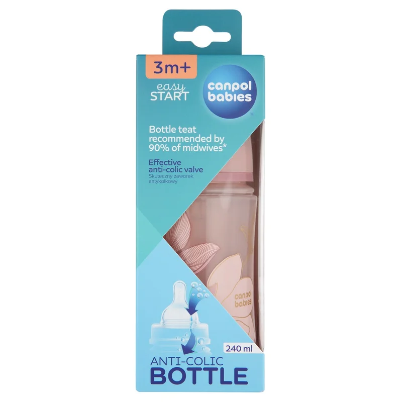 Canpol babies butelka antykolkowa EasyStart 240ml GOLD