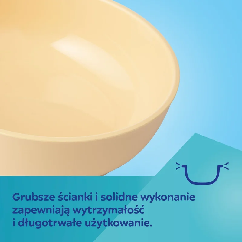 Canpol babies Miska z uszami dla dzieci 400 ml 2 szt.