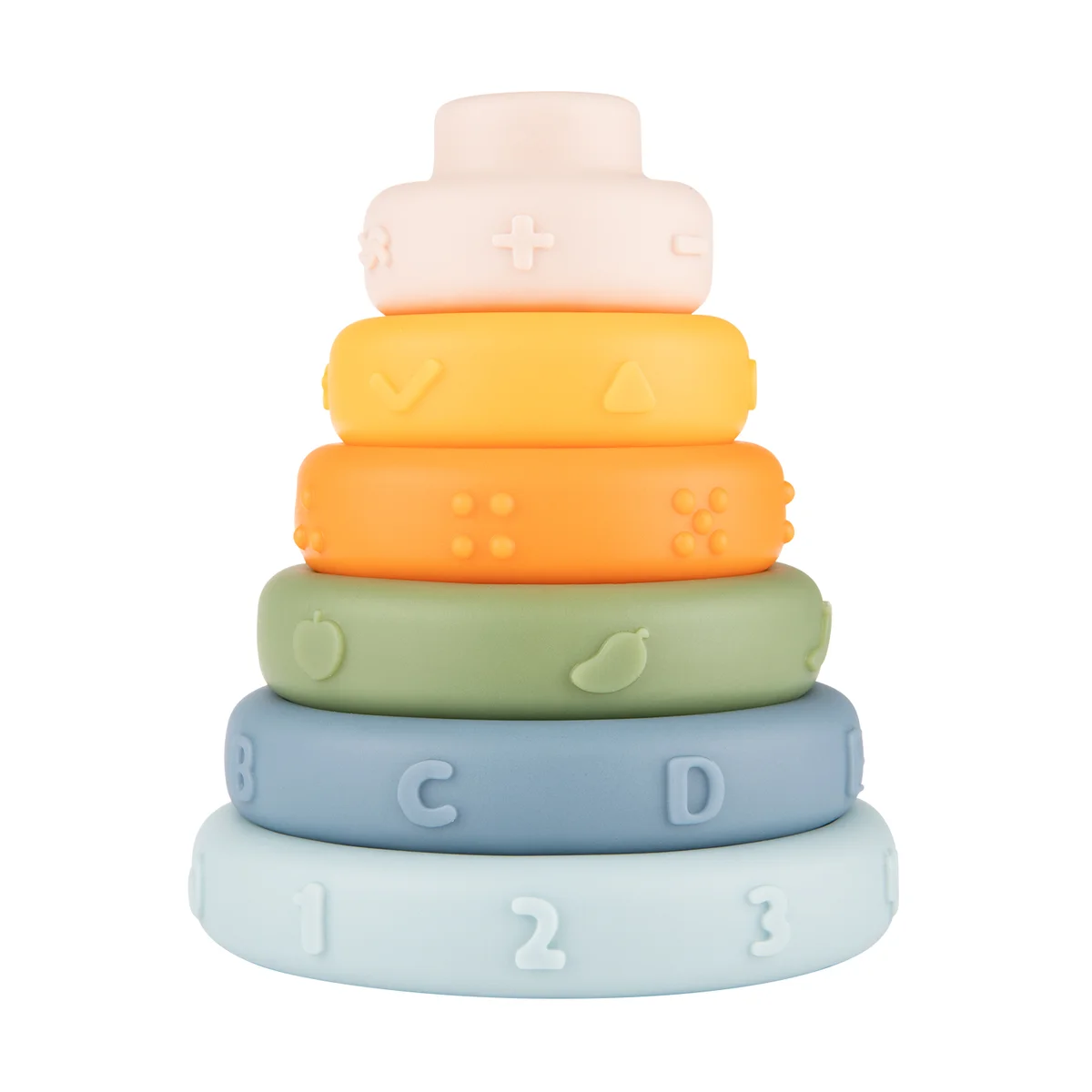 Canpol babies sensoryczna układanka piramidka