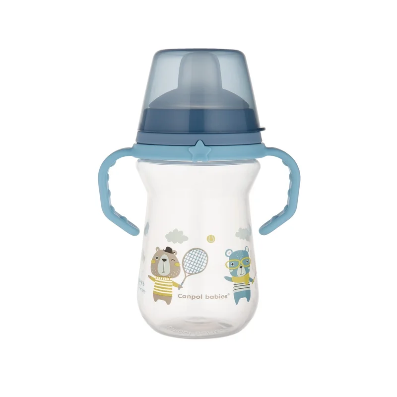 Canpol babies kubek z silikonowym ustnikiem FirstCup 250ml BONJOUR PARIS