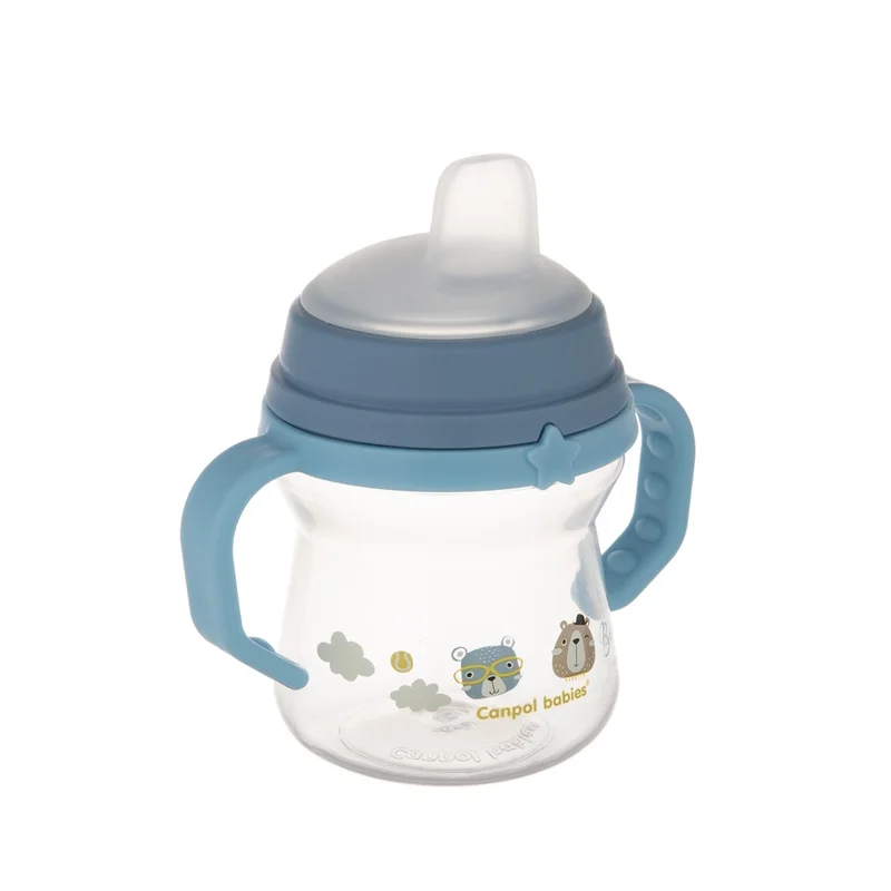 Canpol babies kubek z silikonowym ustnikiem FirstCup 150ml BONJOUR PARIS