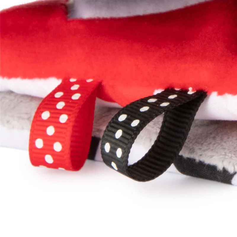 Canpol babies pluszowa kontrastowa książeczka edukacyjna SENSORY TOYS