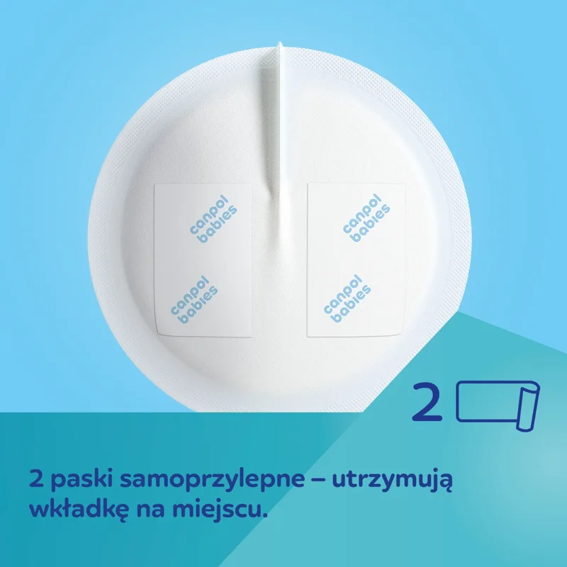 Canpol babies oddychające ultrachłonne wkładki laktacyjne 3D 60 szt.