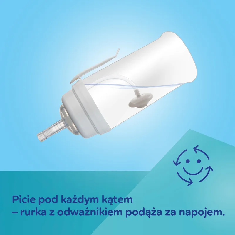 Canpol babies Bidon niekapek z rurką i odważnikiem BabiesBoo panda