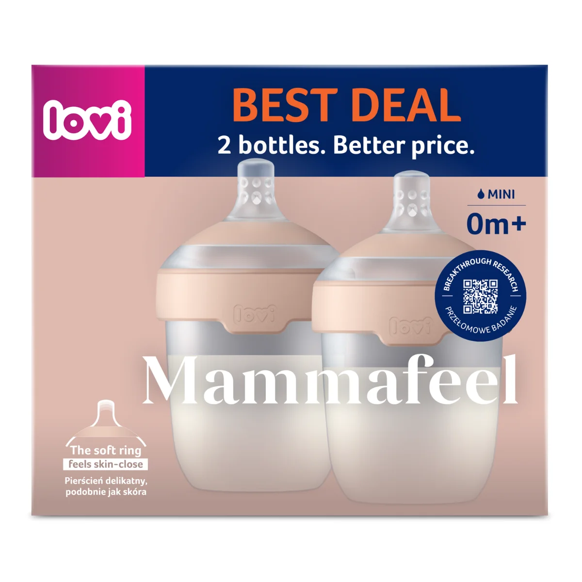 LOVI Dwupak Butelka Mammafeel 150 ml