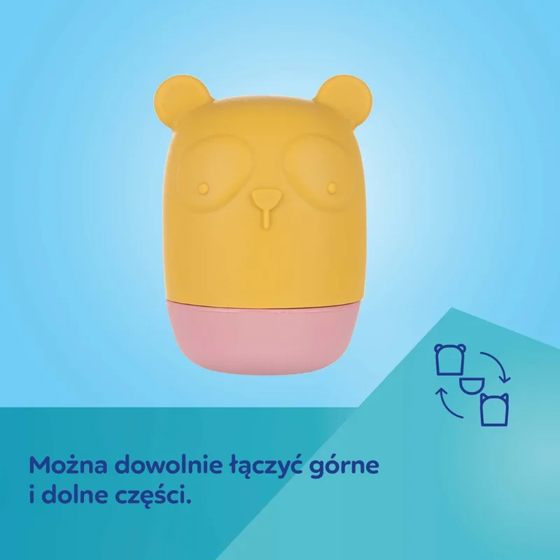 Canpol babies zestaw odkręcanych zabawek silikonowych do kąpieli