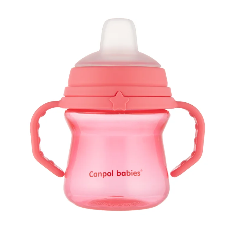 Canpol babies kubek z silikonowym ustnikiem FirstCup 150ml