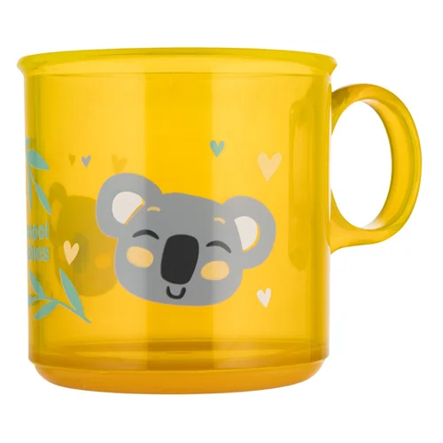 Canpol babies Kubek antypoślizgowy z uchem 170 ml EXOTIC ANIMALS