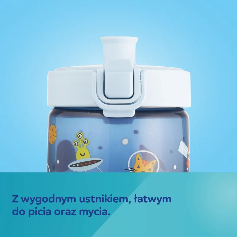 Canpol babies Bidon na wodę dla dzieci od 2,5 r.ż Junior 400 ml beżowy