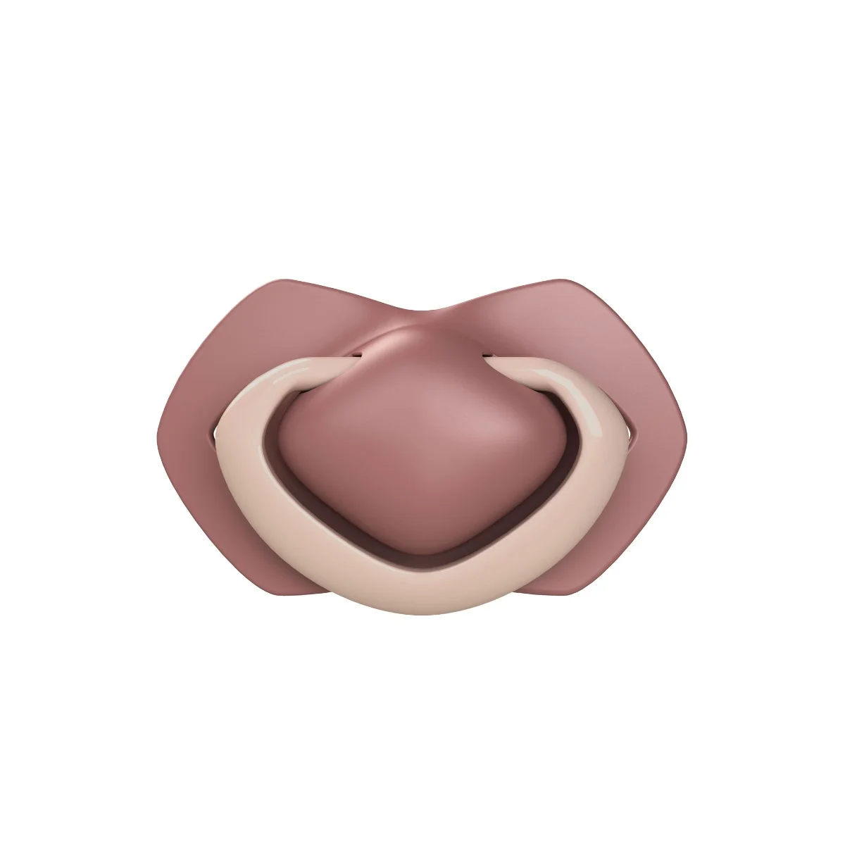 Canpol babies Smoczek silikonowy Light touch 18m+ symetryczny PURE COLOR 2 szt.