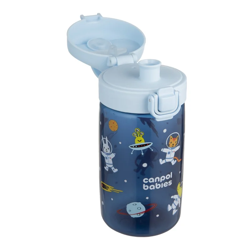 Canpol babies Bidon na wodę dla dzieci od 2,5 r.ż Junior 400 ml niebieski