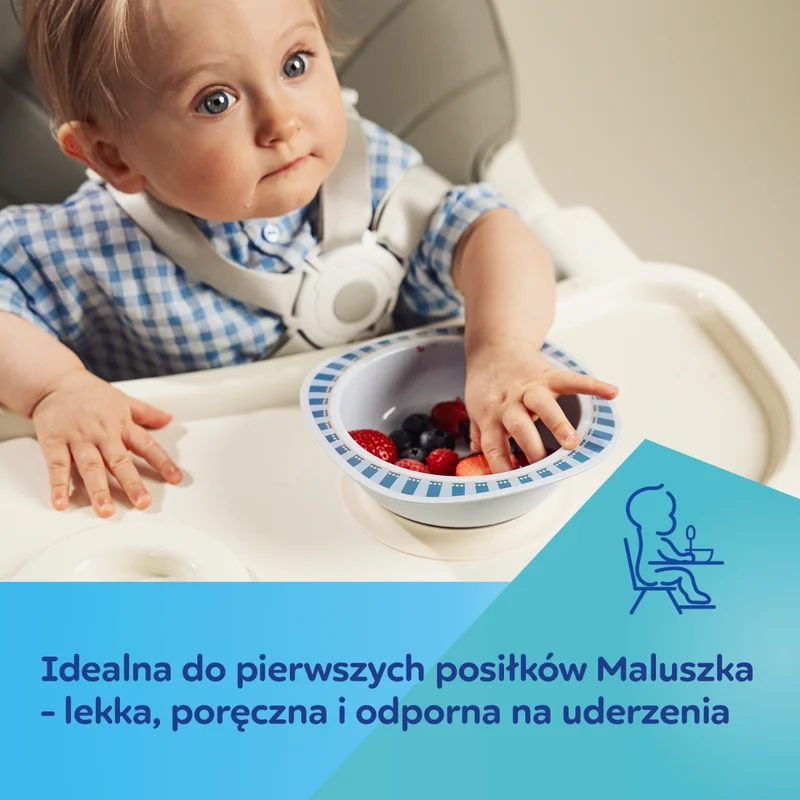 Canpol babies Pierwsza miseczka z przyssawką 300 ml Woodland różowa