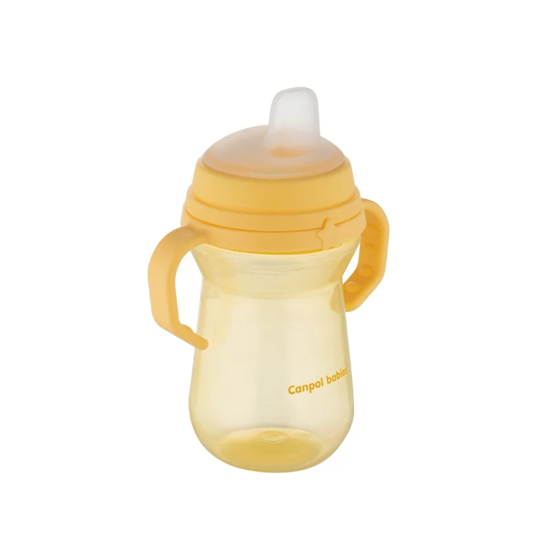 Canpol babies kubek z silikonowym ustnikiem FirstCup 250ml