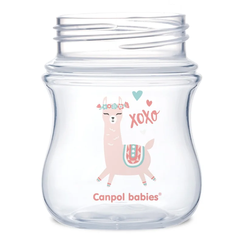 Butelka szeroka antykolkowa Canpol babies 120 ml PP EasyStart EXOTIC ANIMALS zielona