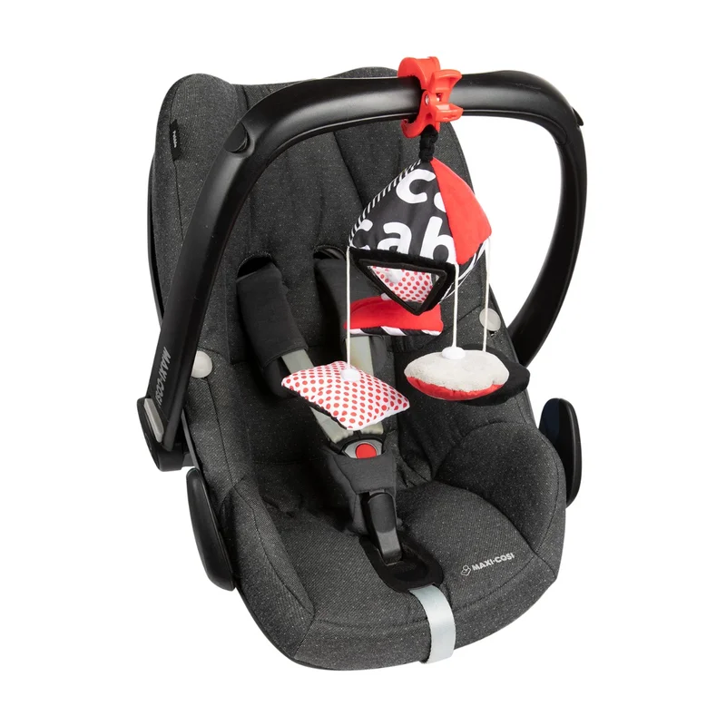 Canpol babies kontrastowa karuzelka podróżna do wózka/fotelika SENSORY TOYS