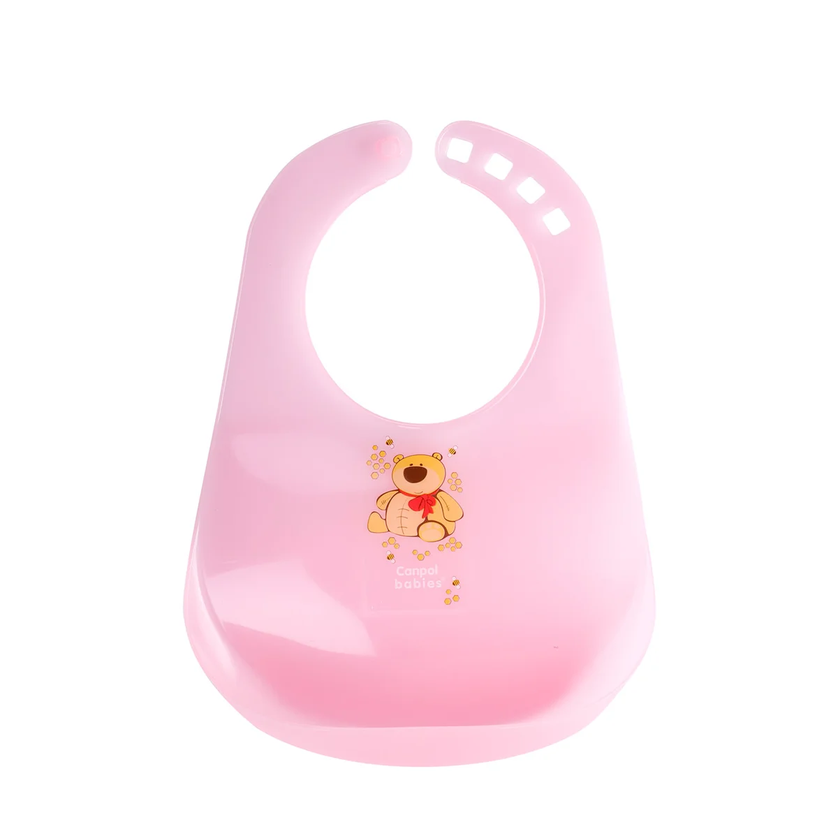 Śliniak plastikowy Canpol Babies z kieszonką