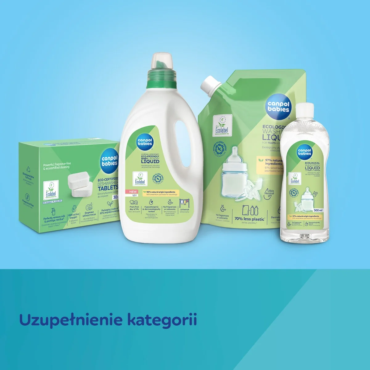 Hipoalergiczny eko-płyn  do prania dla niemowląt 1,5l​