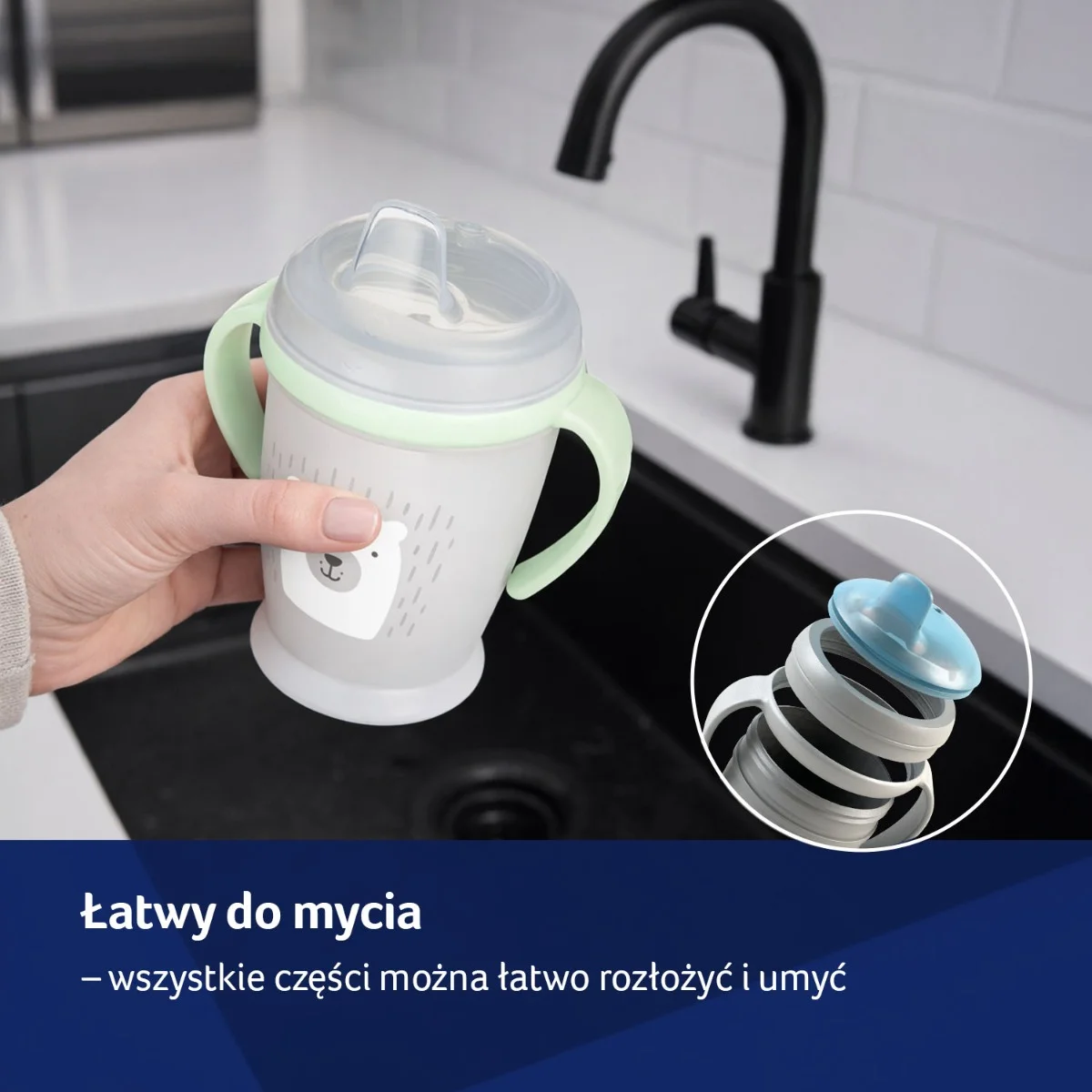 Kubek Niekapek LOVI Sippy Master 250 ml Buddy Bear