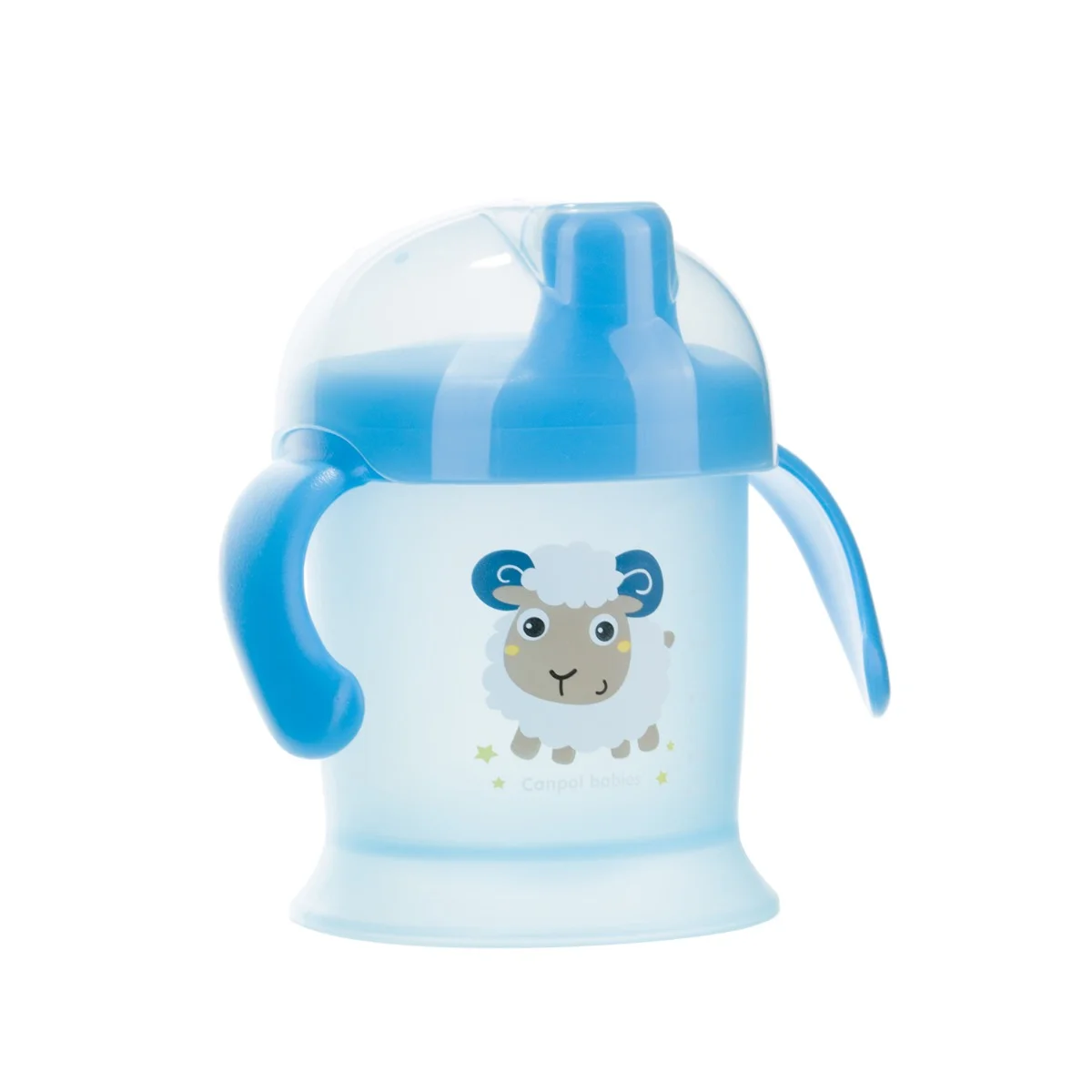 Canpol babies Kubek niekapek 200ml - BUNNY&COMPANY niebieski