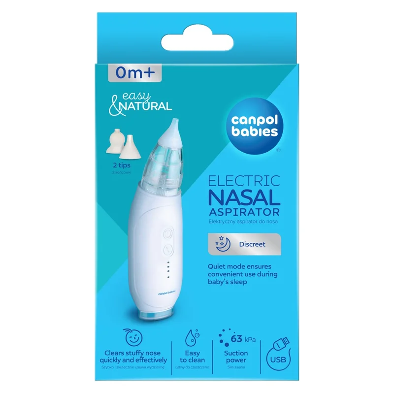 Canpol babies elektryczny aspirator do nosa EasyNatural