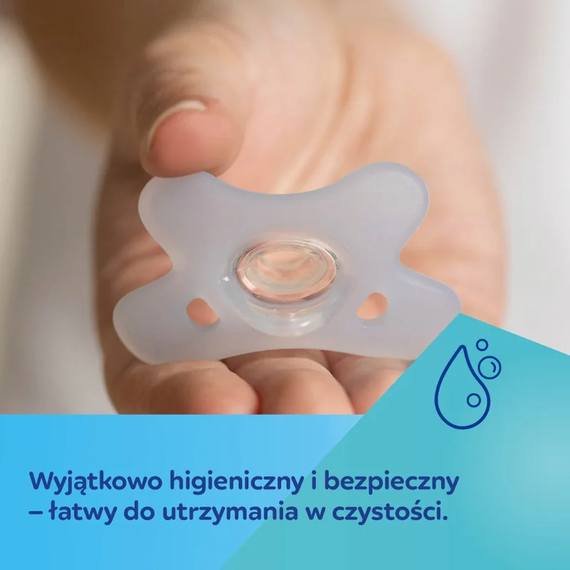 Canpol babies smoczek 100% silikonowy 0-6m symetryczny 1 szt.