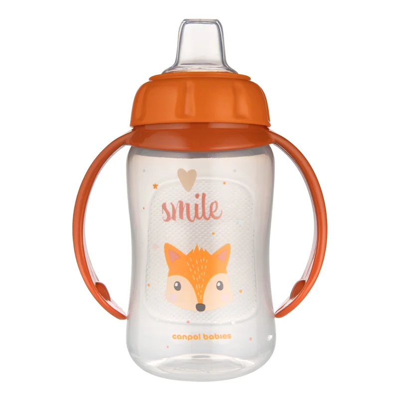 Canpol babies Kubek treningowy z miękkim ustnikiem 320ml CUTE ANIMALS