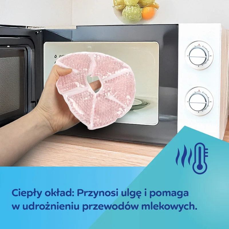 Canpol babies Kompresy żelowe na piersi do terapii ciepłem lub zimnem 2 szt. (WYRÓB MEDYCZNY)
