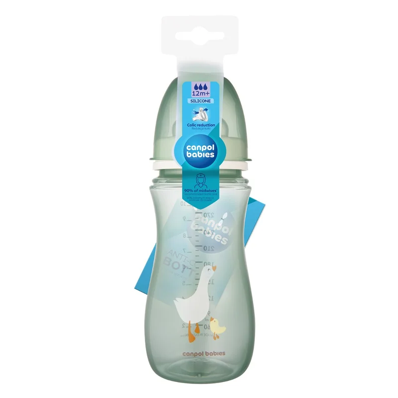 Canpol babies Butelka antykolkowa EasyStart PP 300ml GOOSE