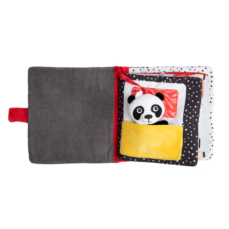 Canpol babies sensoryczna książeczka manipulacyjna BabiesBoo PANDA