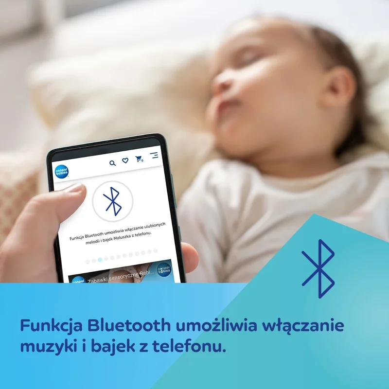 Canpol babies sensoryczna karuzela z pozytywką/Bluetooth BabiesBoo